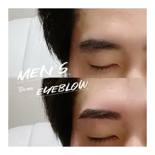 メンズ アイブロウ Be me♥ 亀貝景子のマツエク・マツパデザイン