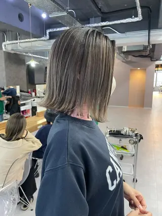 ミディアム カラー Reb_keiji 👑小倉圭司のヘアスタイル