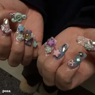 ネイル posa nail モエミのネイルデザイン