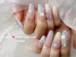 ネイル lili.nail y2k/長さ出しのネイルデザイン