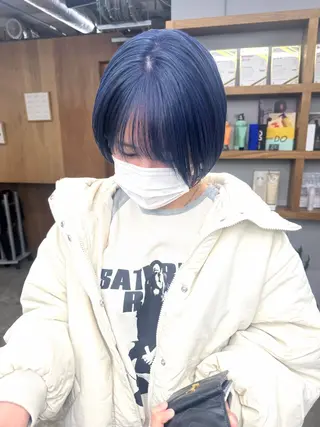 カラー cie ヒナタのヘアスタイル