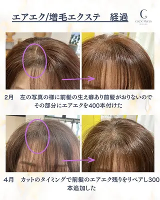 carpe Maraisのヘアスタイル