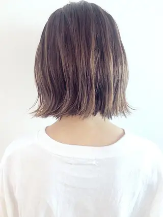 ミディアム カラー パーマ ヘアアレンジ ITbyALBUM 浦和店のヘアスタイル