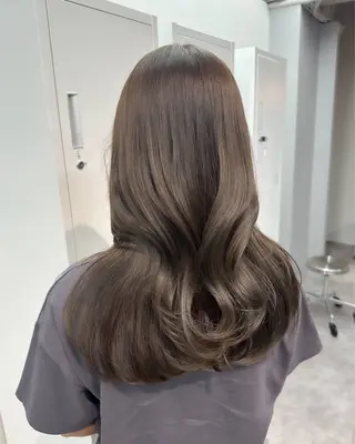 カラー レディースパーマ モデル募集RIKOのヘアスタイル