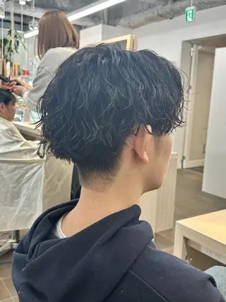 ショート メンズ パーマ メンズパーマ/ メンズカット/タクヤのヘアスタイル