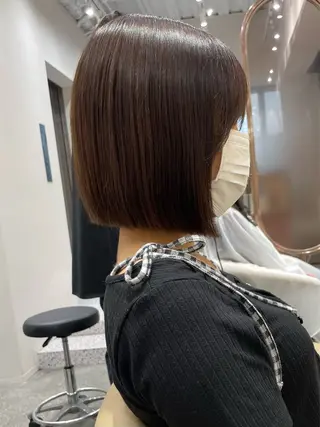 ミディアム 🐥ボブ/レイヤー 髪質改善/halcaのヘアスタイル