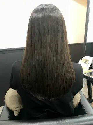 セミロング 髪質改善【due hair】砂川 翔のヘアスタイル