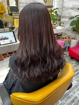 ロング カラー 大坪 拓斗のヘアスタイル