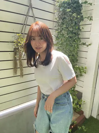 ミディアム カラー 髪質改善特化 🫧松野力也のヘアスタイル