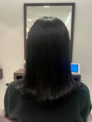 ミディアム 鎌田 唯斗のヘアスタイル