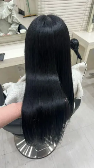 ロング カラー ヘアアレンジ 韓国レイヤー&ピンク 艶髪🩶maikoのヘアスタイル