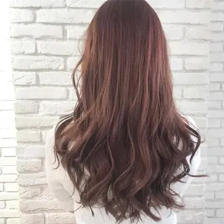ロング 伊 杏のヘアスタイル