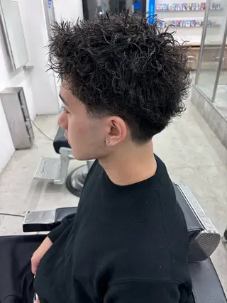 パーマ メンズ 土岐 仁/メンズ専門 パーマ特化美容師🔥のヘアスタイル