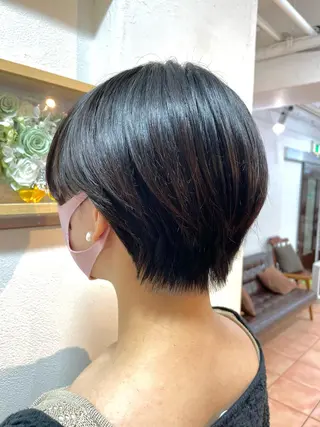 ショート 🦋透明感 艶カラー Rie🦋のヘアスタイル