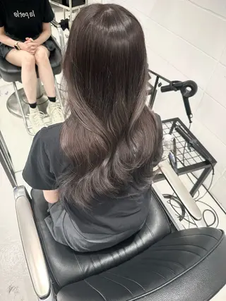 セミロング カラー 🎀ミカ/レイヤー/ 韓国ヘア/原宿🎀のヘアスタイル