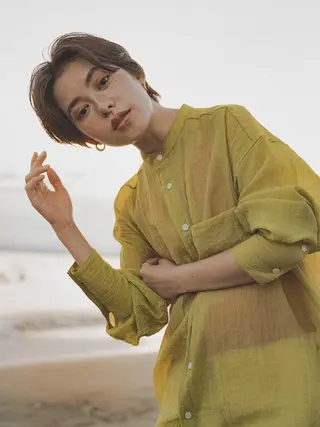 ショート 柳下 涼のヘアスタイル