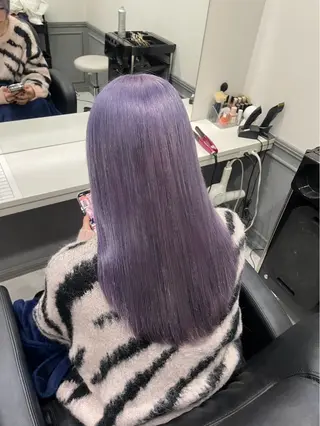 ロング カラー 🦋REISA🦋 エクステ×ハイトーンのヘアスタイル