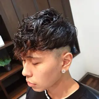 ショート パーマ メンズ ヨリソイhair salon所属・浦添メンズ 経験20年／のヘアスタイル