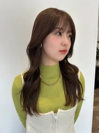 ロング カラー 透明感カラー k-twoういのヘアスタイル