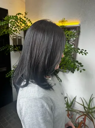 セミロング 六本松／レイヤー 美桜🌸mioのヘアスタイル