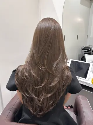 ロング カラー 矢野 晃平のヘアスタイル