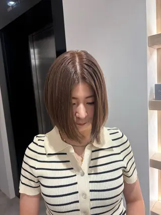 ショート 艶髪໒꒱／透明感 カラー🍀_そら🪽のヘアスタイル