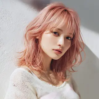 セミロング カラー 池袋/カラー特化🎨 ロング料金なし🩵のヘアスタイル