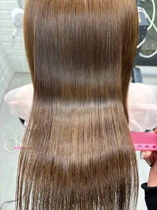 ロング カラー すぐ巻ける縮毛矯正 🍀勝倉　麗のヘアスタイル