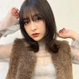 ミディアム 🍃透明感スタイル yu-ka🍃のヘアスタイル