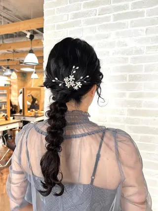 ロング ヘアアレンジ Topstylist YUKIのヘアスタイル