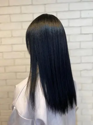 ロング カラー ヨシダ フミノリのヘアスタイル