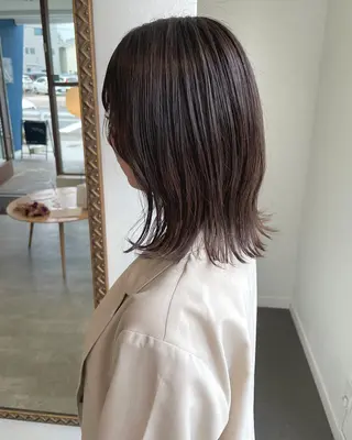 ミディアム カラー Novel 市川琉行のヘアスタイル