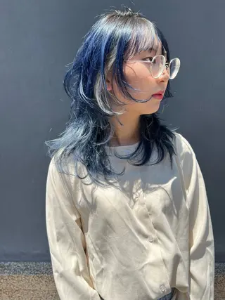 セミロング 吉ヶ別符 亮祐のヘアスタイル