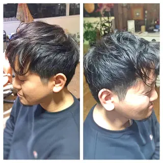 ショート メンズ タカハシ ユウヤのヘアスタイル
