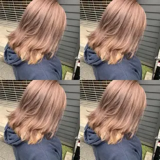 ミディアム ✨縮毛矯正✖︎顔周り レイヤー✨ナカムラのヘアスタイル