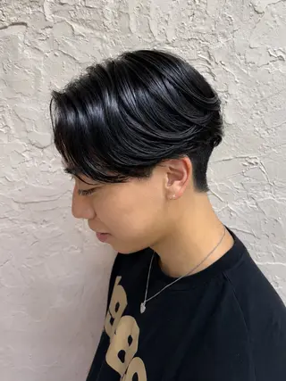 ミディアム パーマ 韓国レイヤー 🎀ダブルカラーのヘアスタイル