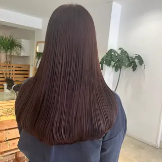 ロング カラー コバヤシ リョウのヘアスタイル
