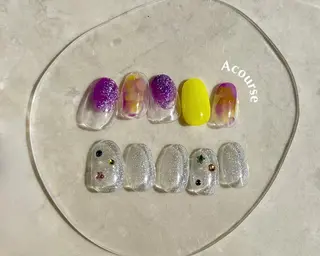 ネイル 0203ムニムサン 💙Mizuhoのネイルデザイン