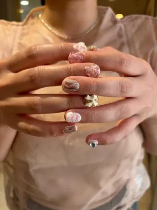 ネイル mano Hanaのネイルデザイン