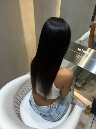 ロング カラー 八幡 空乃のヘアスタイル