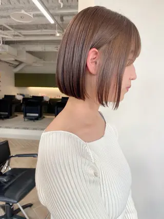 ショート 草野ゆずき⌇縮毛矯正 ⌇Wカラー⌇レイヤーのヘアスタイル