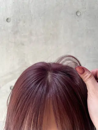 ミディアム カラー ayano / 透明感・くすみカラーのヘアスタイル