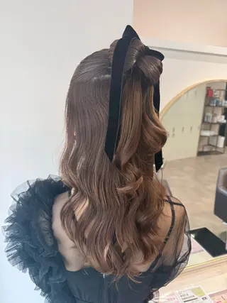 ロング ヘアアレンジ オタク美容師☃️🩵 ヘアアレンジ/暗髪のヘアスタイル