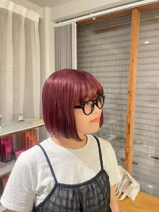 ミディアム カラー cipre 瑞稀のヘアスタイル