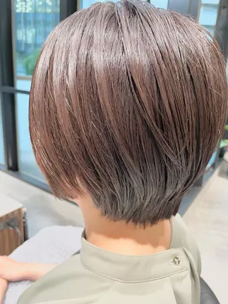 ショート ✨透明感カラー✨ ✨小顔カット✨山木のヘアスタイル