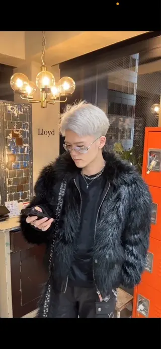 カラー メンズ 北川 茉奈のヘアスタイル