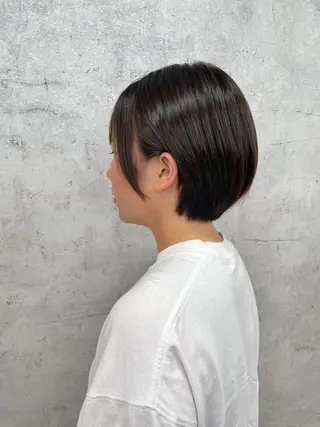 ショート カラー 似合わせ🌿‬髪質 改善🧸RYUGOのヘアスタイル