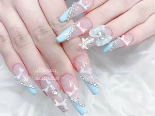ネイル MoMoA Nail ネイル長さ出し専門店のネイルデザイン
