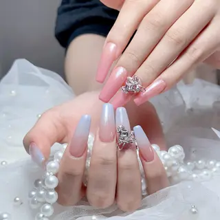 ネイル M🌷nail 長さだし専門店のネイルデザイン