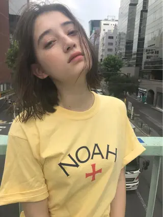 ミディアム 透明感カラー🌿ボブ ✨飛田　ケイのヘアスタイル